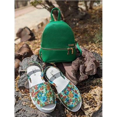 ZAPATOS · 2364-flores-verde+AB.Z · 147 (430) ENCINA АКЦИЯ