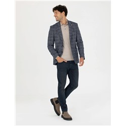 Lacivert Slim Fit Ceket