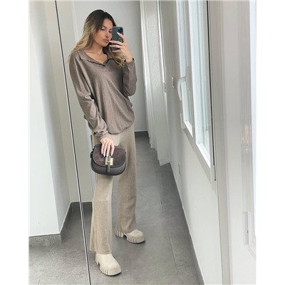 Итальянская сумка из натуральной кожи от AB.ZAPATOS PELLE · 2704 lila