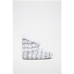 Zapatillas de casa altas forradas suaves al tacto Sloan - Gris