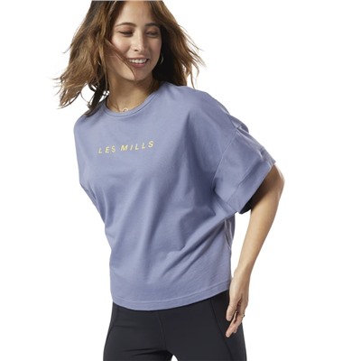 WOMEN STUDIO LES MILLS® PERFORMANCE CROP TEE