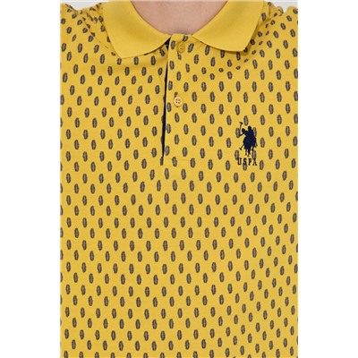Erkek Safran Polo Yaka Tişört