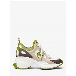 MICHAEL Michael Kors Zuma Mixed-Media Trainer