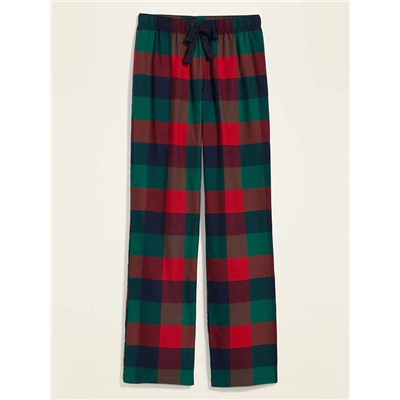 Patterned Flannel Pajama Pants for Women