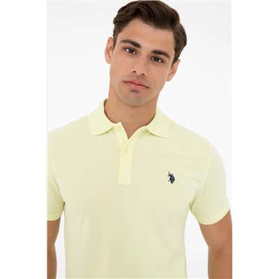 Erkek Su Yeşili Basic Polo Yaka Tişört