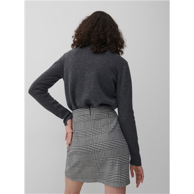 Checked mini skirt