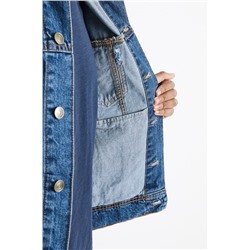 Chaqueta vaquera - Azul oscuro