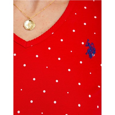 DOT V-NECK T-SHIRT