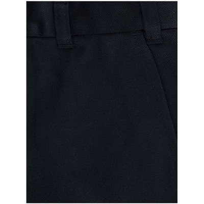 Boys Navy Longer Length Regular Leg School Trouser 2 Pack
