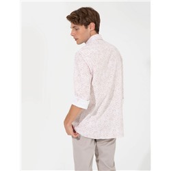 Açık Kahverengi Slim Fit Uzun Kollu Gömlek