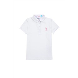 U.S. Polo Assn., Beyaz Kız Çocuk T-Shirt