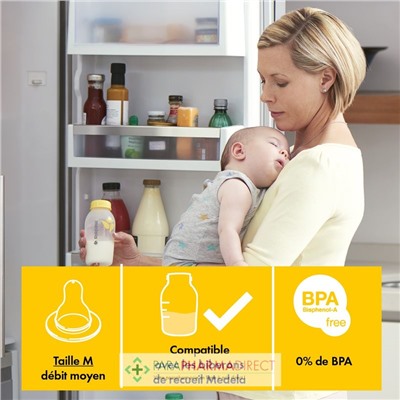 Medela Tétines Taille S Débit Faible x2