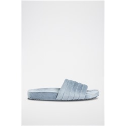 Sandalias de terciopelo Gris