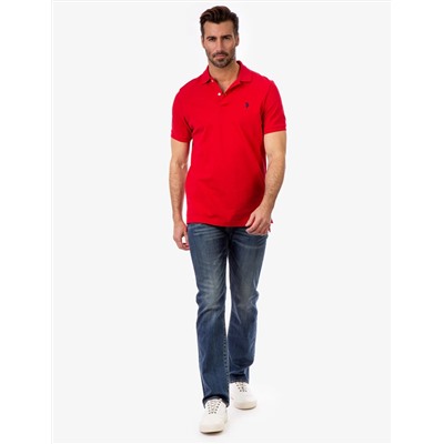 SOLID PIQUE SMALL LOGO POLO SHIRT