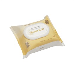 Салфетки для снятия макияжа Micellar & Oil Deliplus для всех типов кожи