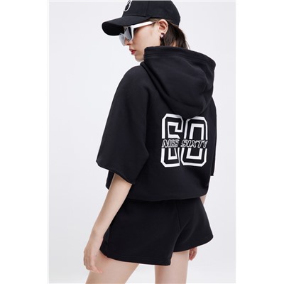 Sudadera con capucha Negro y blanco