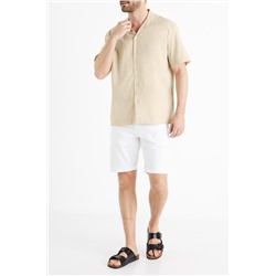 Camisa de lino - Beige