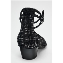 FABRIC HIGH-HEEL SHOES