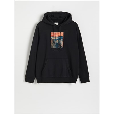 Hoodie mit großer Kapuze