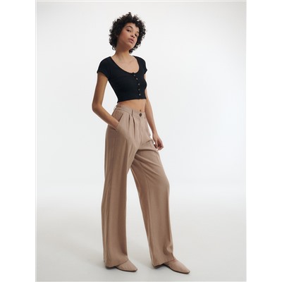 Crop Top aus Jersey