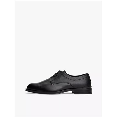 Paneled Leather Derby Shoe