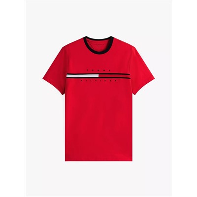 Embroidered Flag Logo T-Shirt