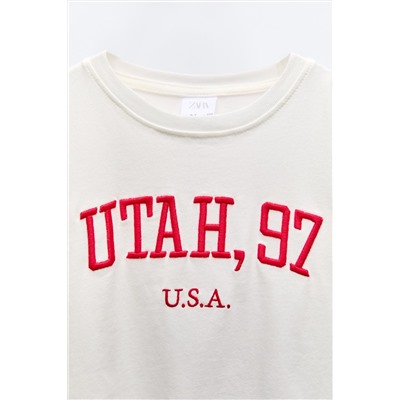 EMBROIDERED T-SHIRT