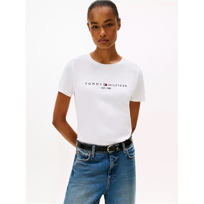 Embroidered Tommy Logo T-Shirt