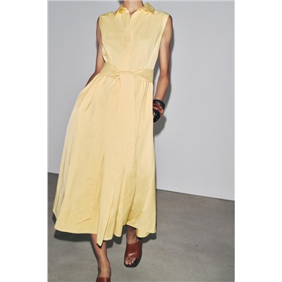 ZW COLLECTION BELTED SHIRT DRESS