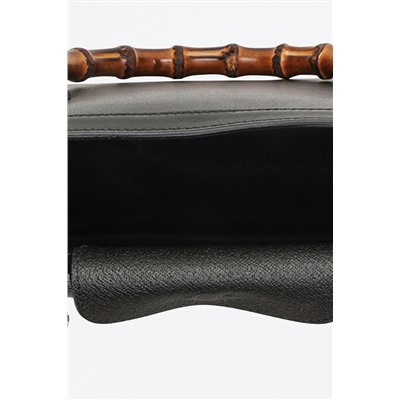 Bolso de piel Bami Negro