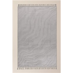 Pluie Rölyef Halı - Gri - 150x230 cm