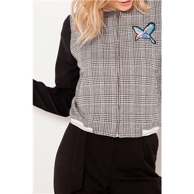 Bomber Gris y negro