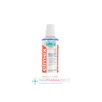 Elmex Anti-Caries Solution Dentaire Junior 6-12 ans 400ml