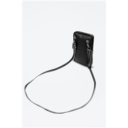 Bolso de mano de piel Albaredo Negro