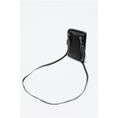 Bolso de mano de piel Albaredo Negro