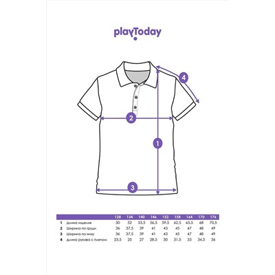 Футболка-поло PLAYTODAY, 1074240