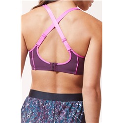 Мягкий спортивный бюстгальтер Adia Plum