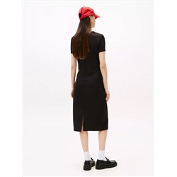 Tommy Jeans Ribbed Midi Dress