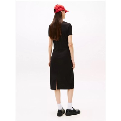 Tommy Jeans Ribbed Midi Dress