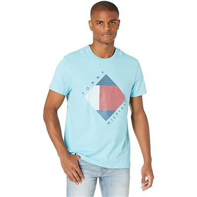 Tommy Hilfiger Adaptive Hunter Adaptive T-Shirt with Magnetic-Buttons at Shoulders