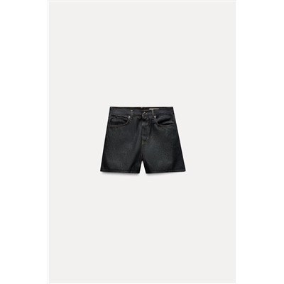 ZW COLLECTION MID-RISE DENIM BERMUDA SHORTS