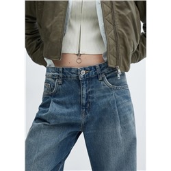 Jeans rectos pinzas