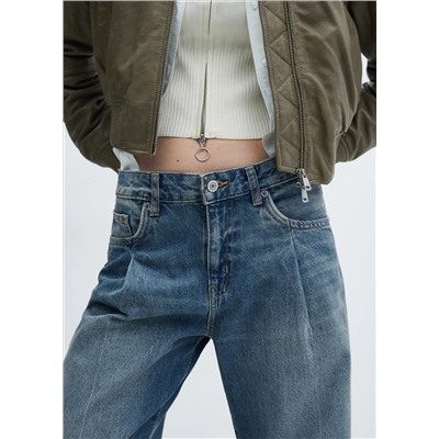 Jeans rectos pinzas