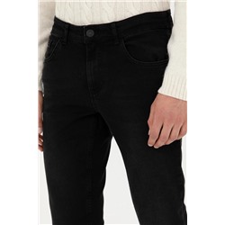 Erkek Siyah Jean Pantolon