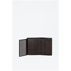 Cartera de piel Chief Marrón oscuro
