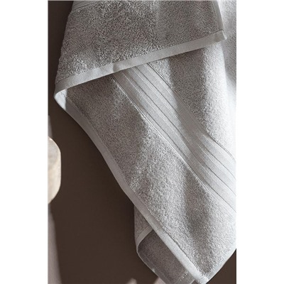 Martha Yüz Havlusu (TENCEL™) - Açık Gri - 50x80 cm