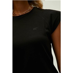 Bad Bear, Mudra T-shirt Siyah Basic Kadın Tişört