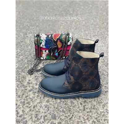 Ab. Zapatos 27025 serpiente MARINO + AB.Z · Pelle · 21-36 (510) АКЦИЯ