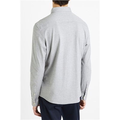 Camisa regular fit - Gris