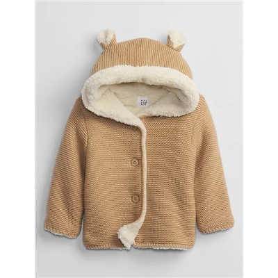 Baby Bear Sherpa-Lined Hoodie